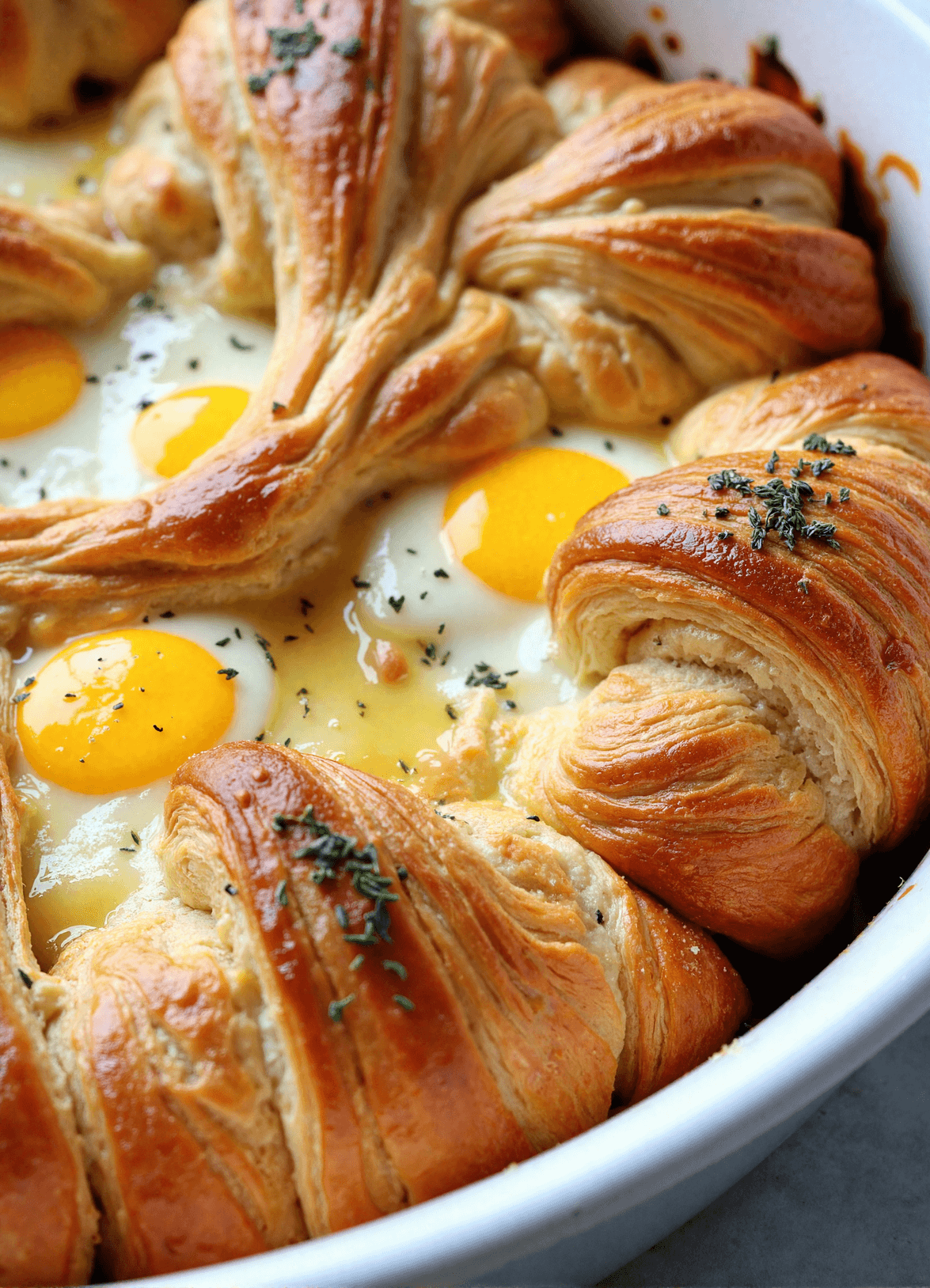 Easy Make-Ahead Croissant Egg Bake for Stress-Free Brunch